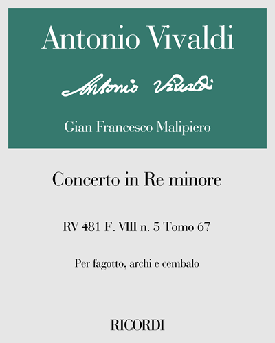 Concerto in D minor, RV 481 — 维瓦尔第