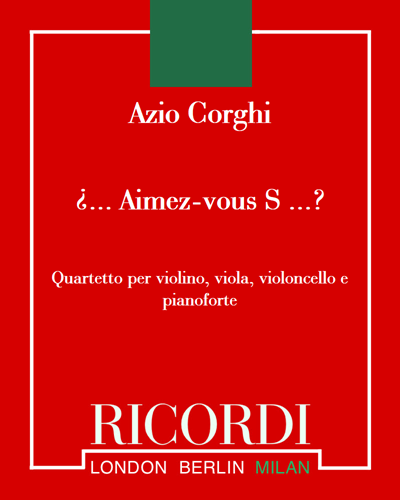 ¿...Aimez-vous s...? — Azio Corghi