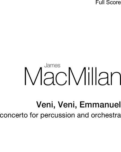 Veni, Veni Emmanuel — 詹姆斯·麦克米伦