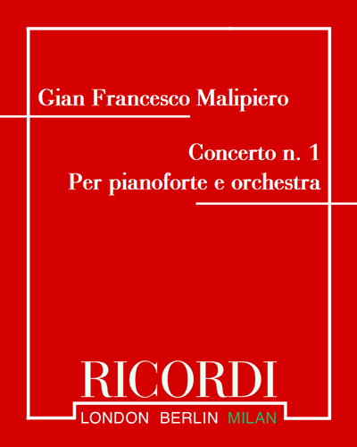 Piano Concerto No. 1 — 马利皮耶罗