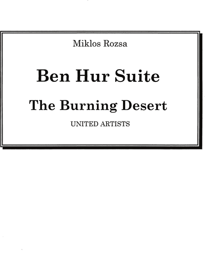 Burning Desert from "Ben Hur" — 罗饶