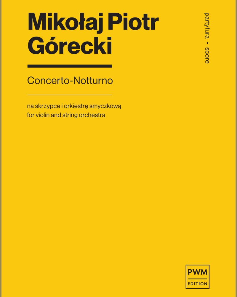 Concerto Notturno — Mikołaj Górecki