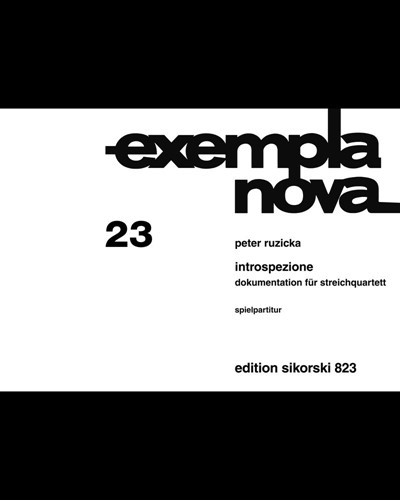 Introspezione — Peter Ruzicka