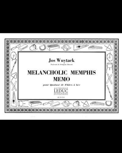 Melancholic Memphis Memo — Jos Wuytack