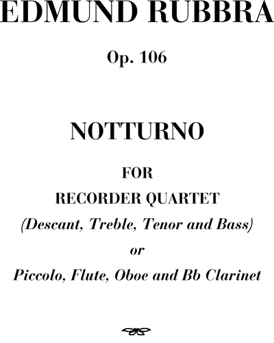Notturno Op. 106 — 埃德蒙·鲁布拉