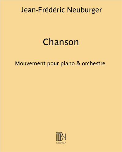 Chanson — Jean-Frédéric Neuburger