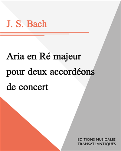 Aria in D major for Two Concert Accordions — 巴赫