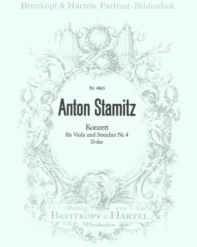 Violakonzert Nr. 4 D-dur — Anton Stamitz
