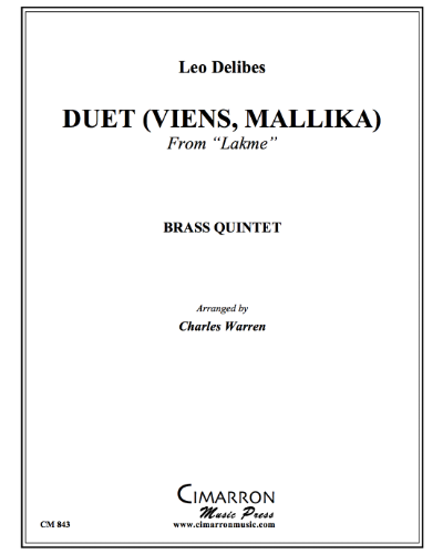 Duets 'Viens, Mallika' (from 'Lakme') — 德里布