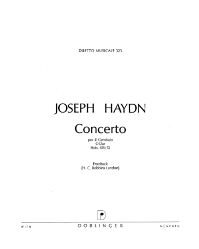Concerto for Harpsichord in C major, Hob. XIV:12 — 海顿