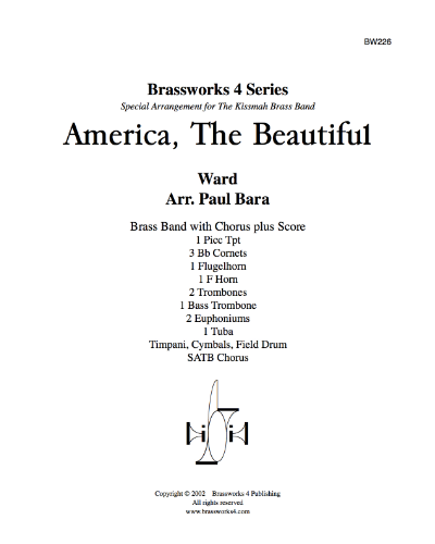 America, the Beautiful — Samuel Augustus Ward