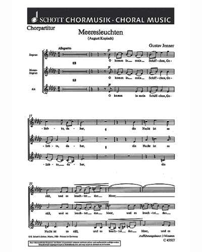 Meeresleuchten — Gustav Jenner