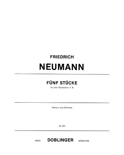 Five Pieces — Friedrich-Heinrich Neumann