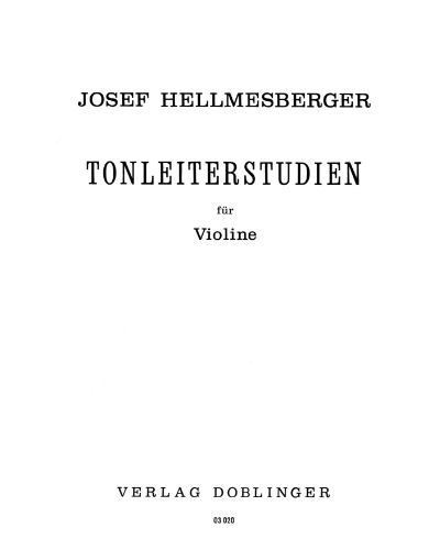 Scale Studies — Josef Hellmesberger