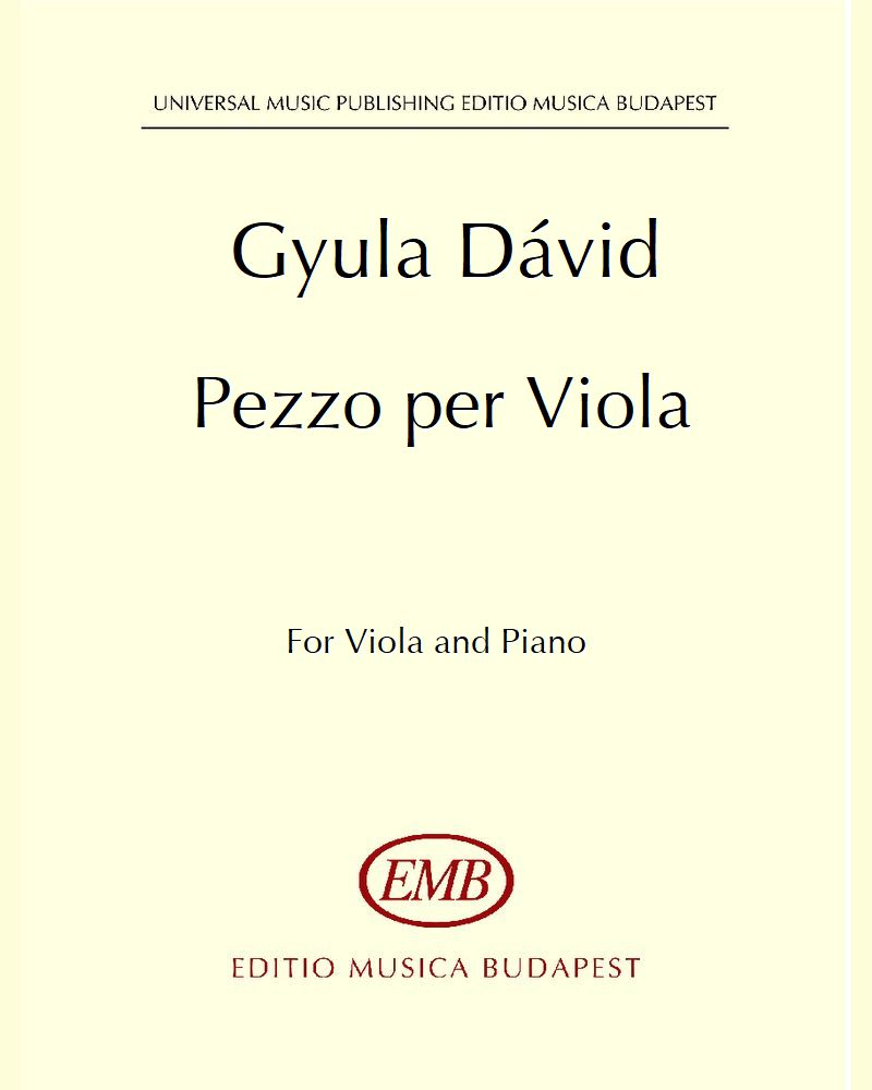 Pezzo per viola — Gyula Dávid