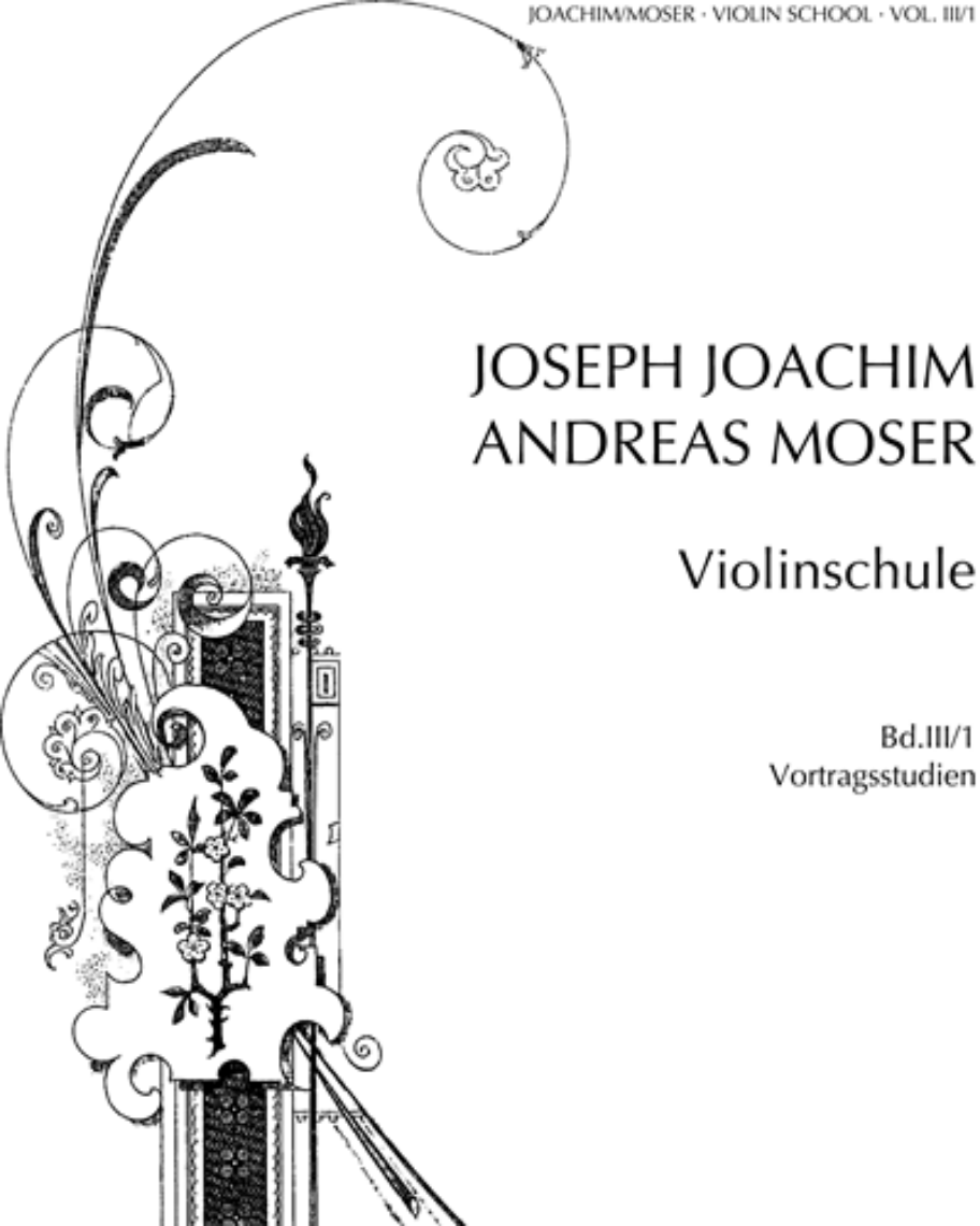 Violinschule, Vol. III/1 — 约瑟夫·约阿希姆
