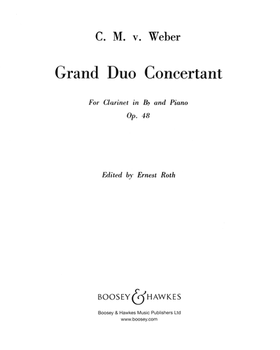 Grand Duo Concertant, op. 204 — Carl Maria von Weber