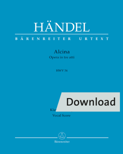 Alcina HWV 34 — George Frideric Handel