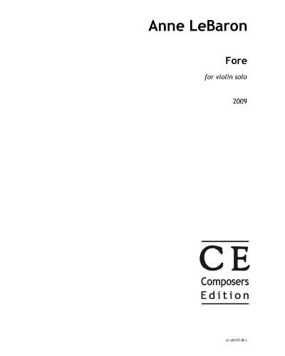 Fore — Anne LeBaron