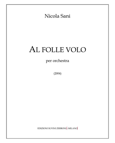 Al folle volo — Nicola Sani