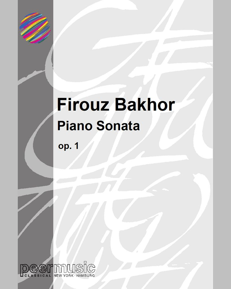 Piano Sonata, op. 1 — Firouz Bakhor