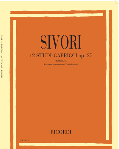 12 studi-capricci Op. 25 — Camillo Sivori