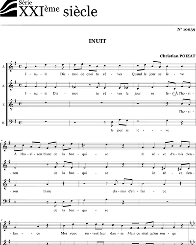 Inuit — Christian Poizat
