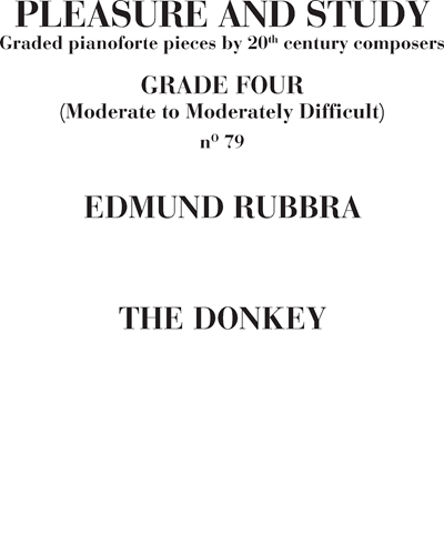 The donkey No. 79 (Pleasure and Study) — 埃德蒙·鲁布拉