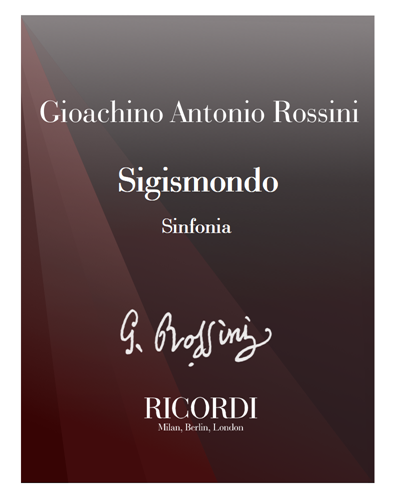Sigismondo [Critical Edition] - Sinfonia — 罗西尼