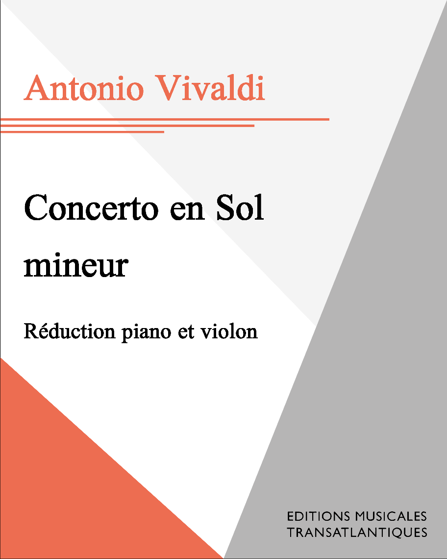 Concerto in G minor — 维瓦尔第