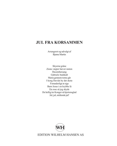 Jul fra korsammen — Bjarne Martin