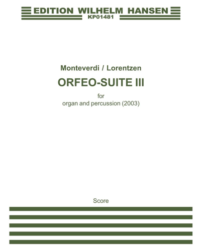 Orfeo-Suite III — Bent Lorentzen