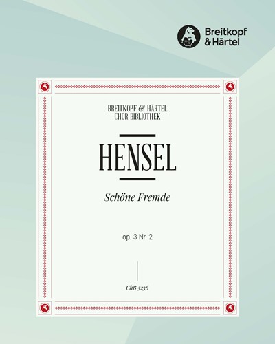Schöne Fremde, op. 3/2 — 范妮·门德尔松