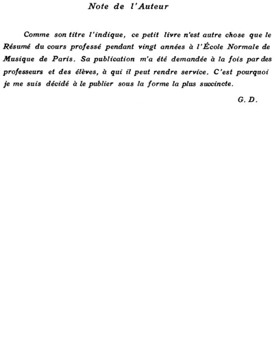 Résumé de Cours d'Analyse Harmonique — Georges Dandelot