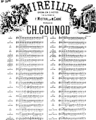 Mireille No. 19bis — Charles Gounod