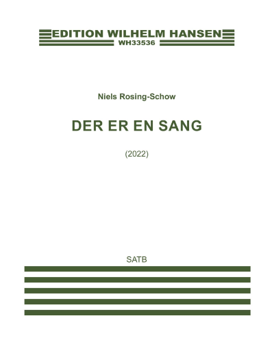 Der er en sang — Niels Rosing-Schow