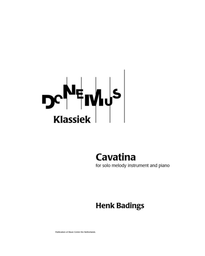 Cavatina — Henk Badings