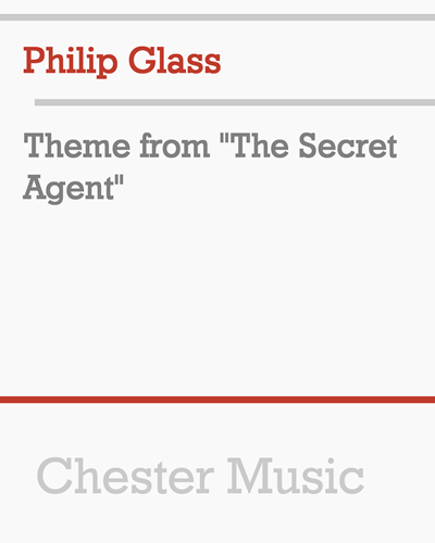 Theme from "The Secret Agent" — 菲利普·格拉斯