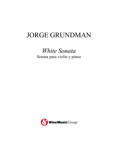 White Sonata — Jorge Grundman