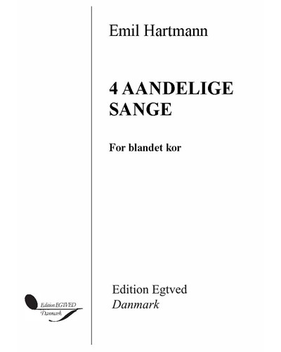 4 Aandelige sange — Emil Hartmann