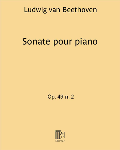 Piano Sonata, op. 49 no. 2 — 贝多芬