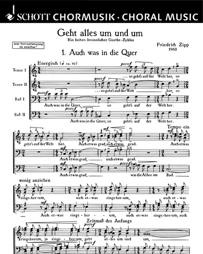 Geht alles um und um — Friedrich Zipp