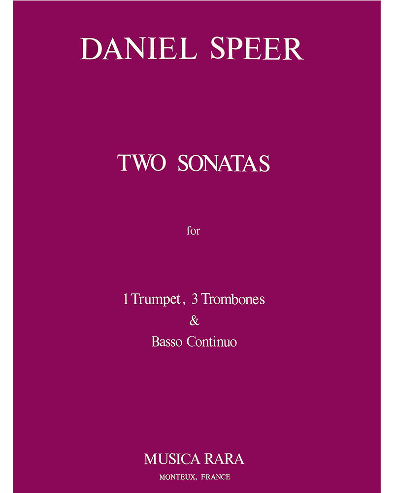 Two Sonatas in C — Georg Daniel Speer