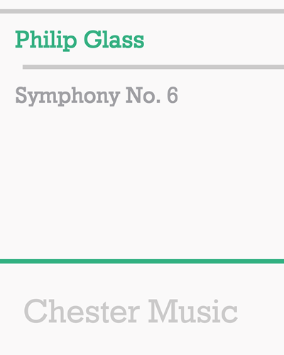 Symphony No. 6 — Philip Glass