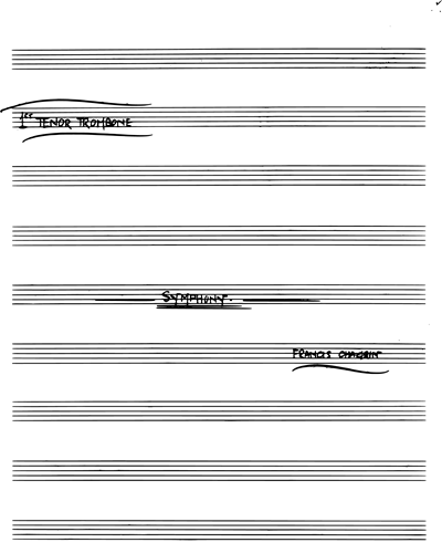 Symphony No. 1 — Francis Chagrin