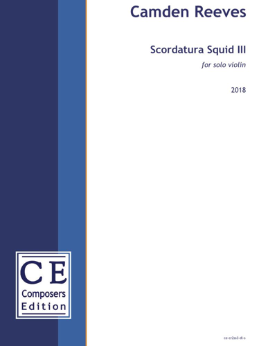 Scordatura Squid III — Camden Reeves