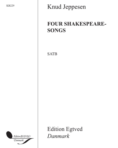 Four Shakespeare Songs — Knud Jeppesen