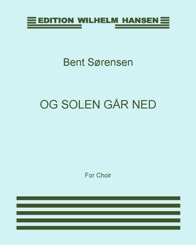 Og solen går ned — Bent Sørensen