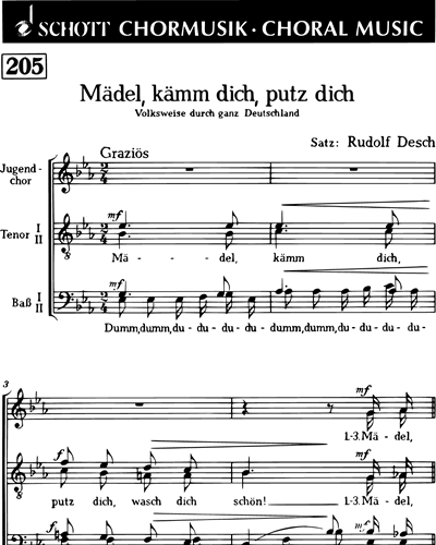 Mädel, kämm dich, putz dich — Rudolf Desch