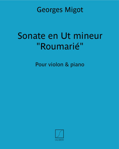 Sonata in C minor (Roumarié) — Georges Migot